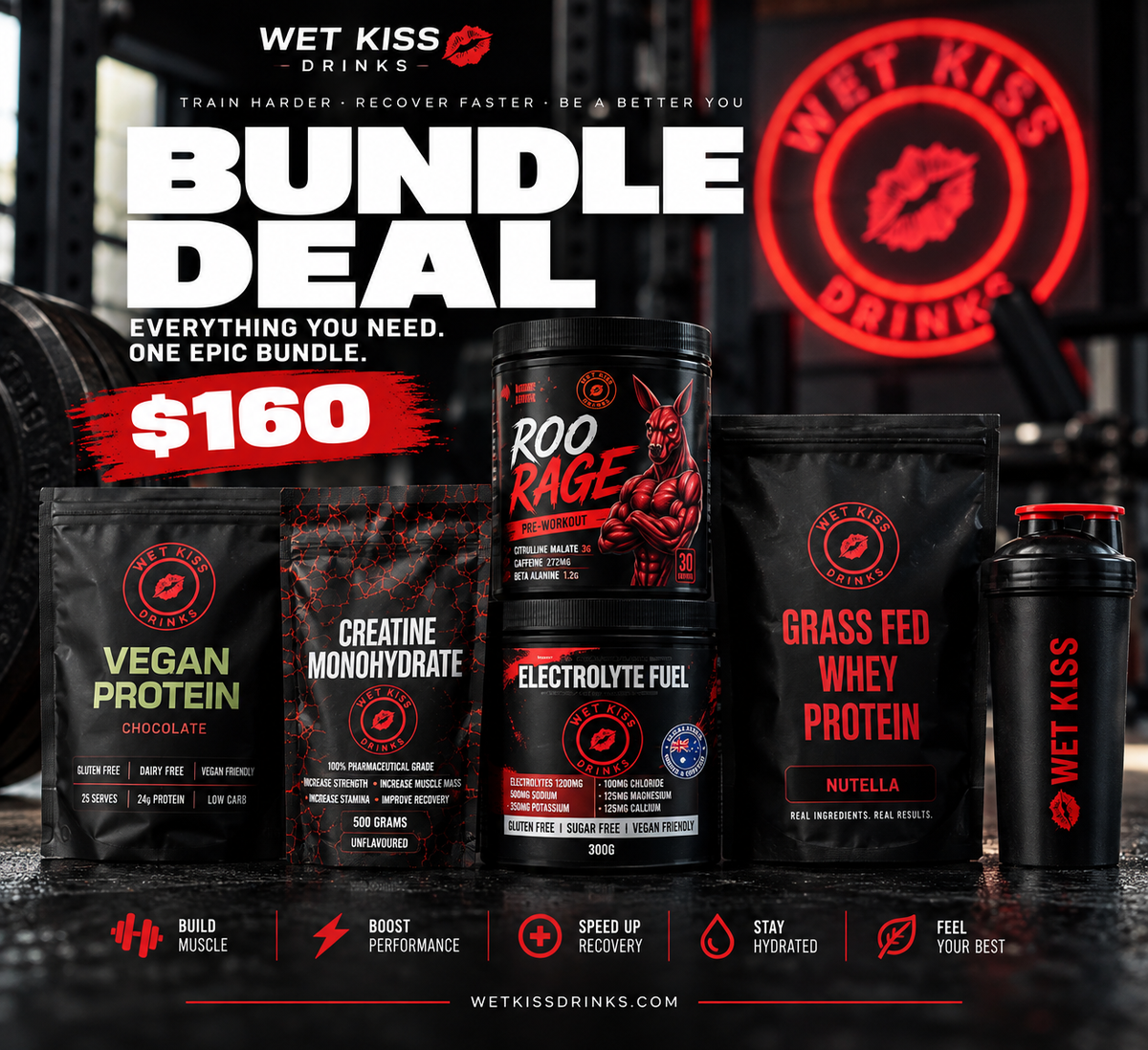BUNDLE - WHEY-PRE-ELECTROLYTE-CREATINE