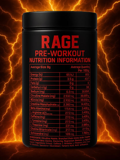 RAGE -PRE WORKOUT